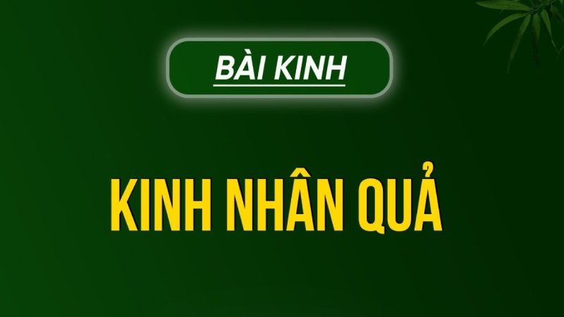 Kinh nhân quả